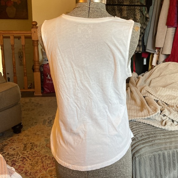 May All Beings Be Happy and Free Slim Fit Yoga Inspired Tank “You are Golden” - Picture 3 of 6